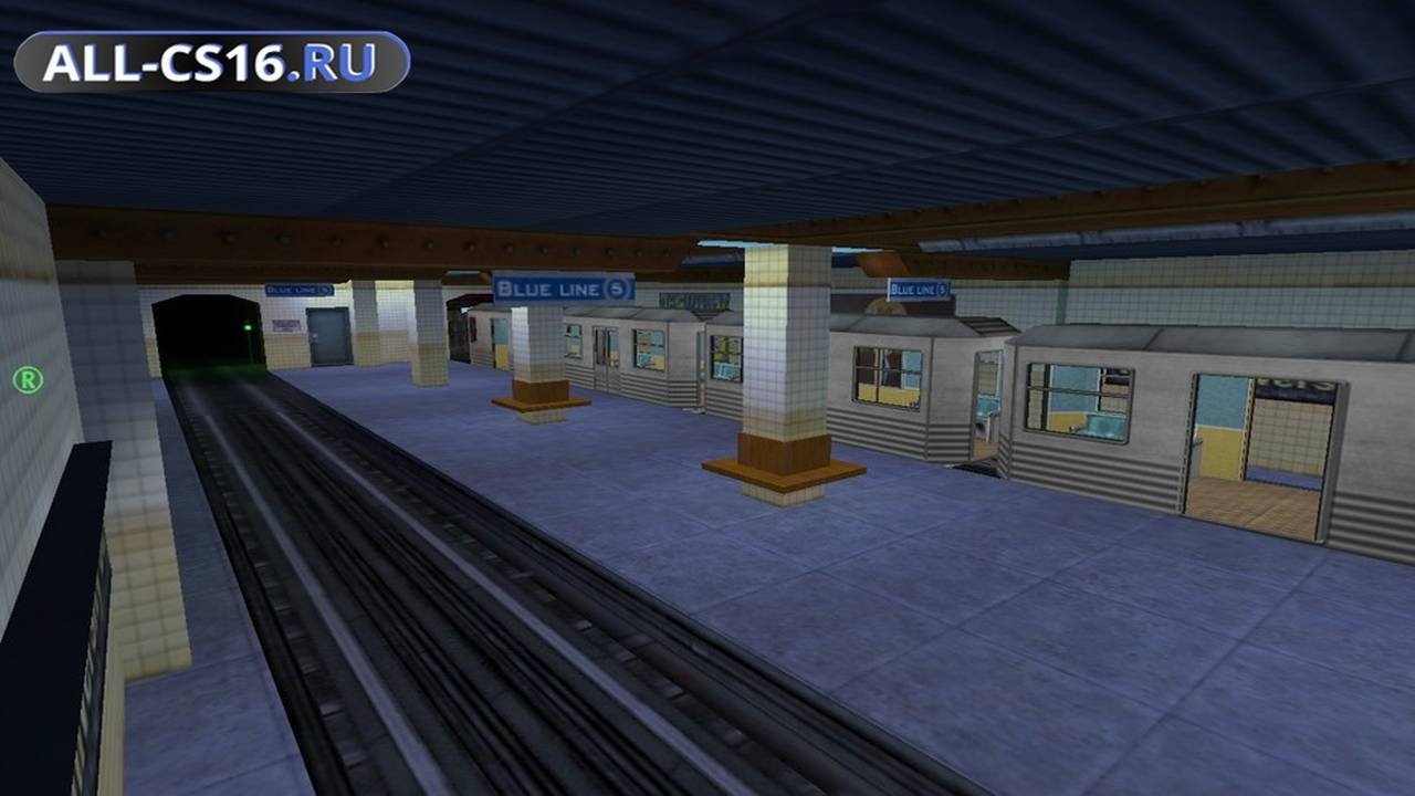 Карта «cs_subway_ride» для CS 1.6 для CS 1.6