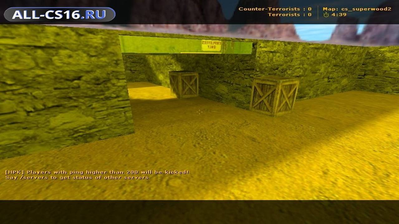 Карта «cs_superwood2» для CS 1.6 для CS 1.6