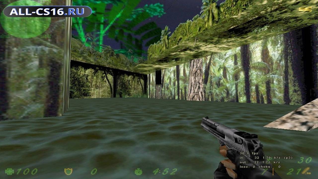 Карта «cs_swampdanger» для CS 1.6 для CS 1.6
