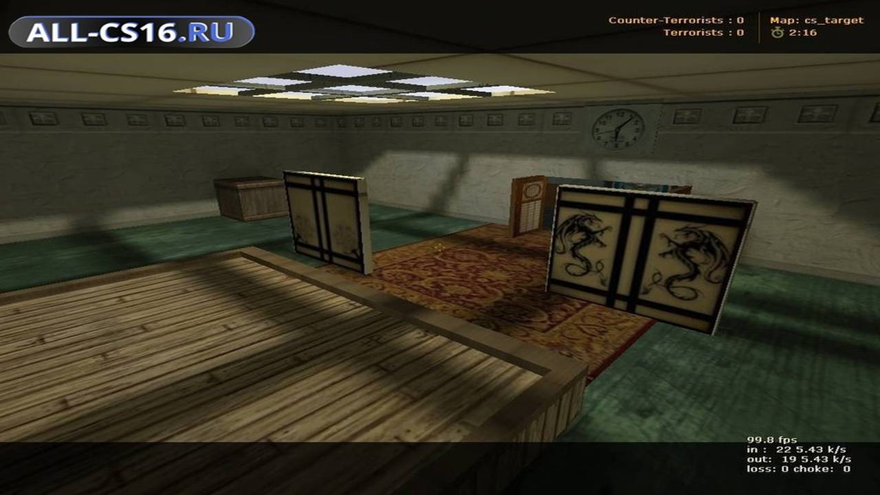 Карта «cs_target» для CS 1.6 для CS 1.6