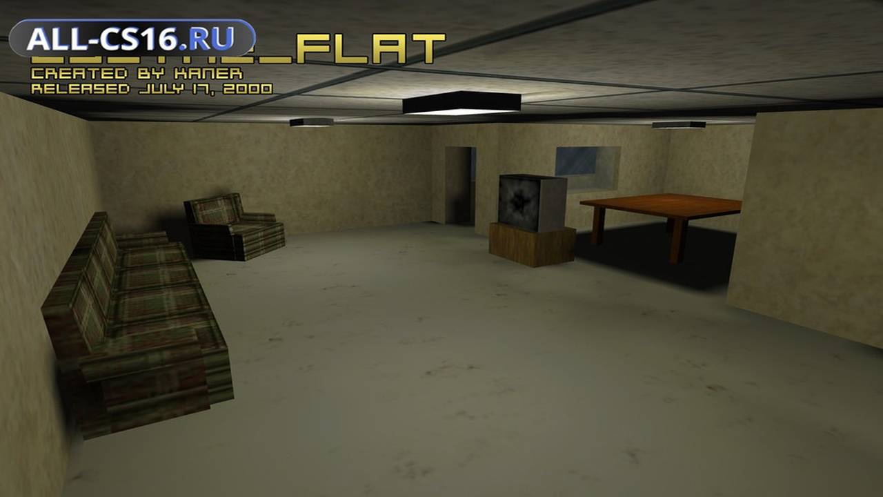 Карта «cs_the_flat» для CS 1.6 для CS 1.6