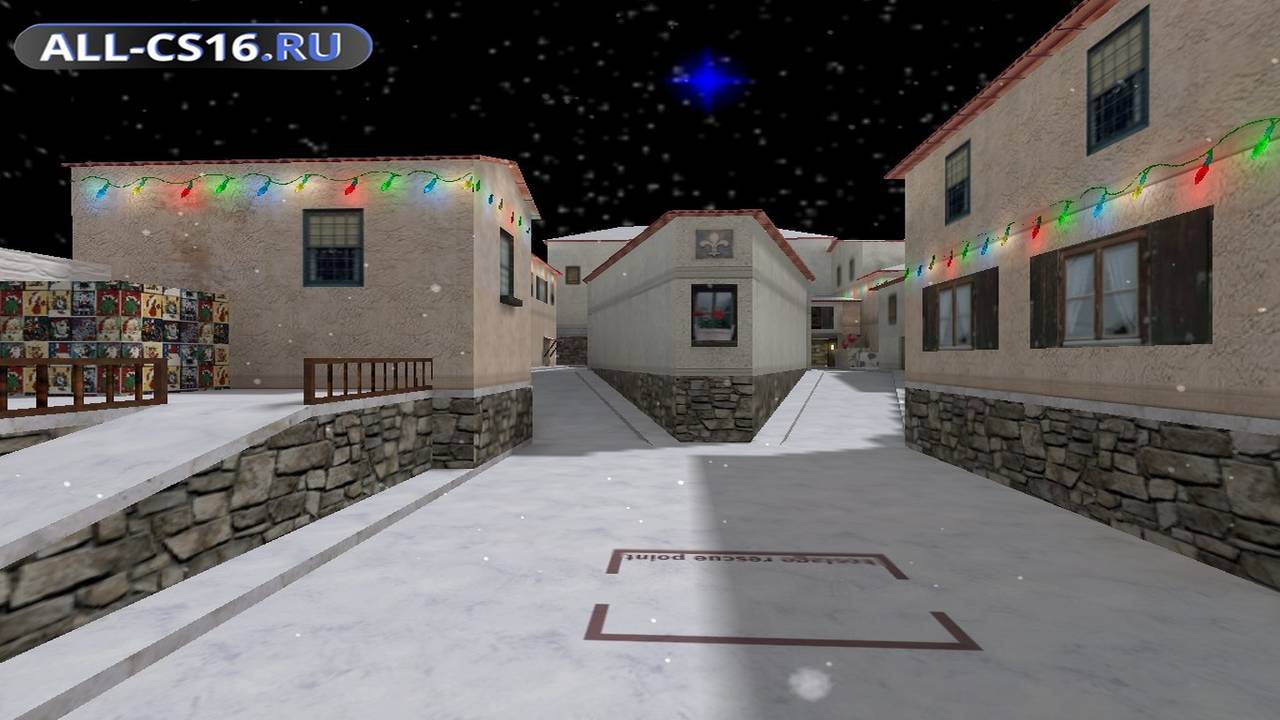 Карта «cs_xmas_italy» для CS 1.6 для CS 1.6