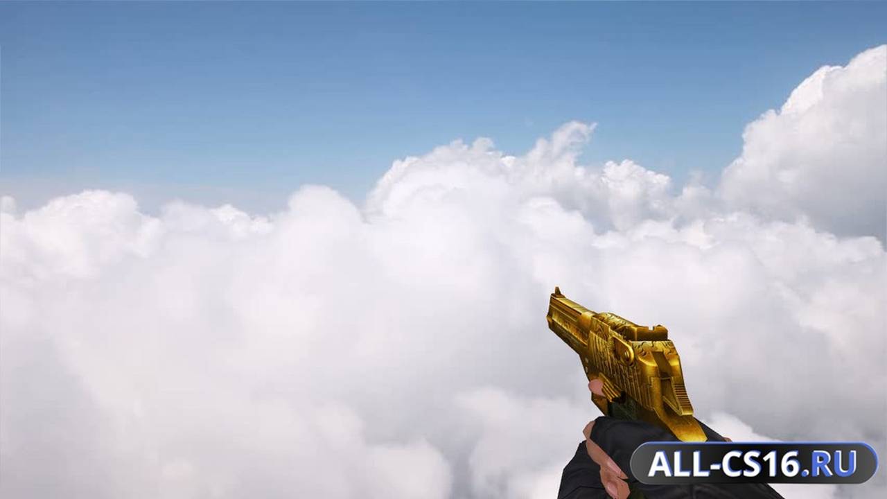 Модель оружия для CS 1.6 - Deagle CSO Desert Eagle Gold