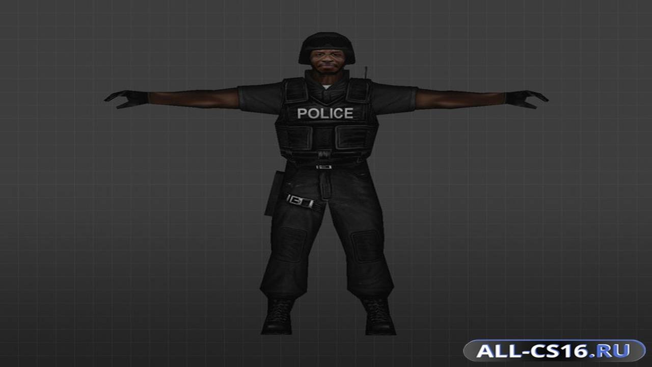 Модель игрока для CS 1.6 - CSPD SWAT