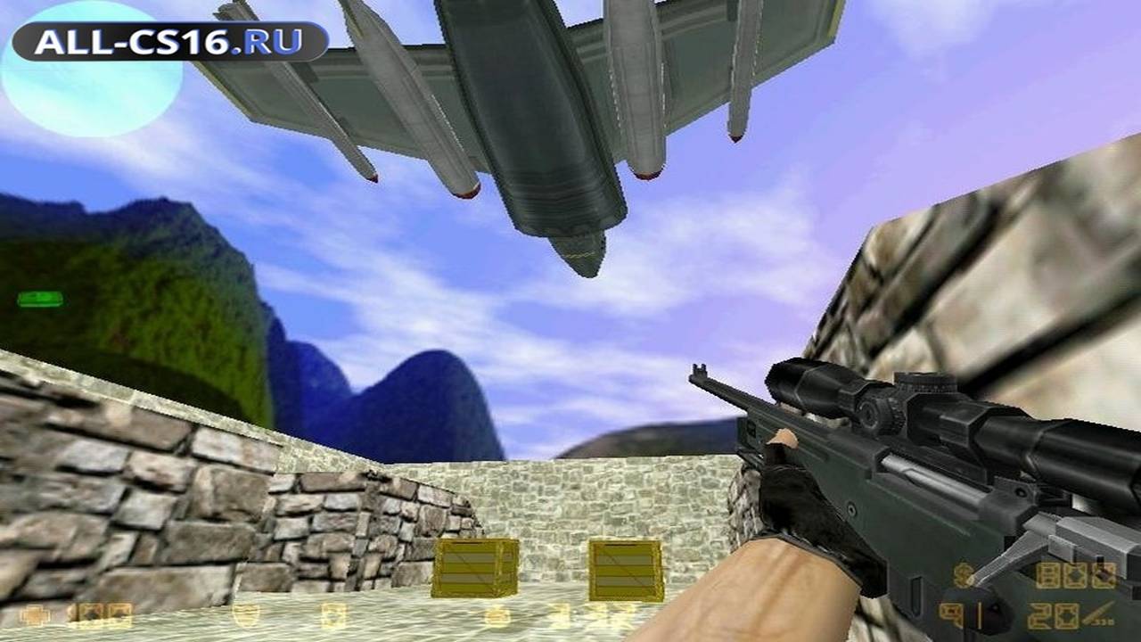 Карта «css_castle_bridge» для CS 1.6 для CS 1.6