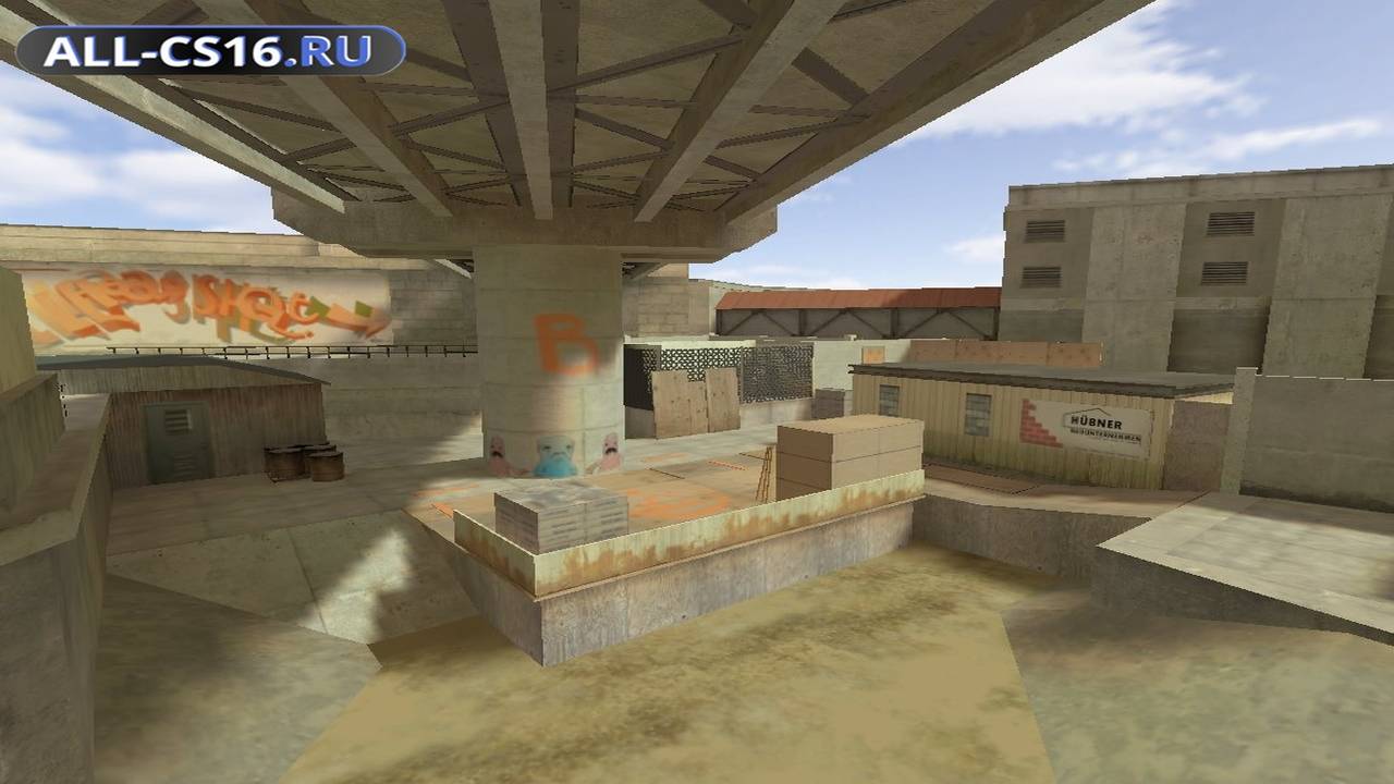 Карта «css_overpass» для CS 1.6 для CS 1.6