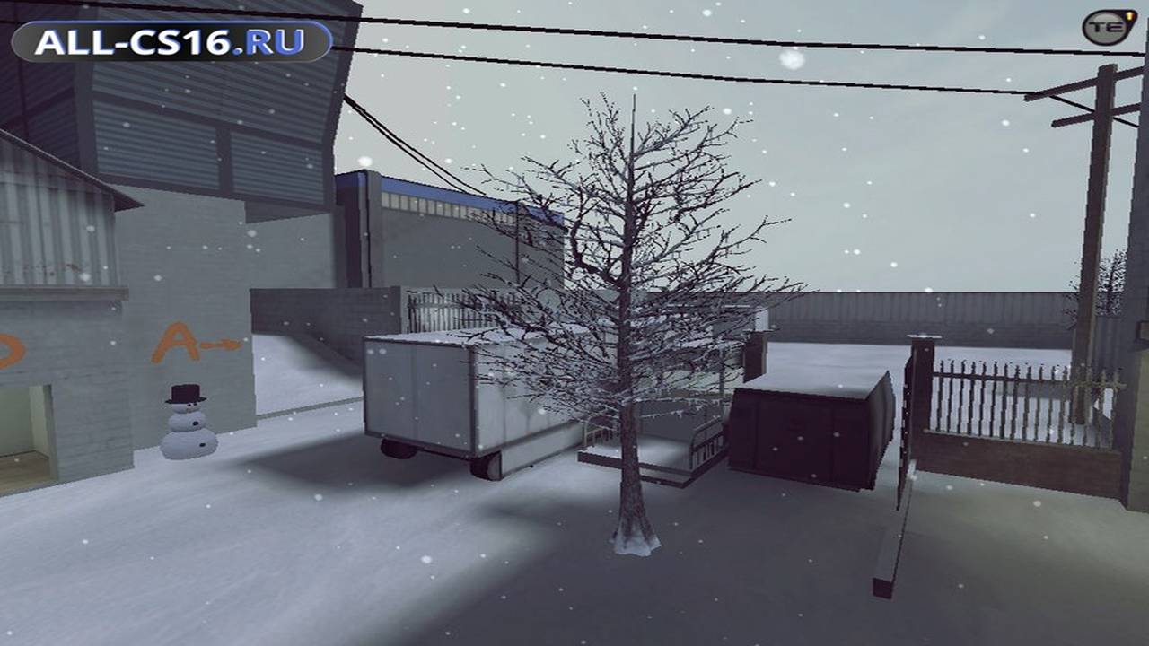 Карта «css_trainwinter_go» для CS 1.6 для CS 1.6