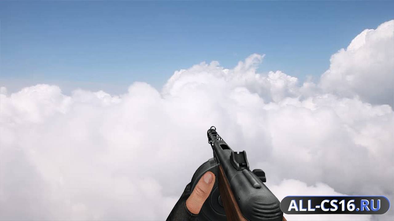 Модель оружия для CS 1.6 - P90 CW PPSh-41