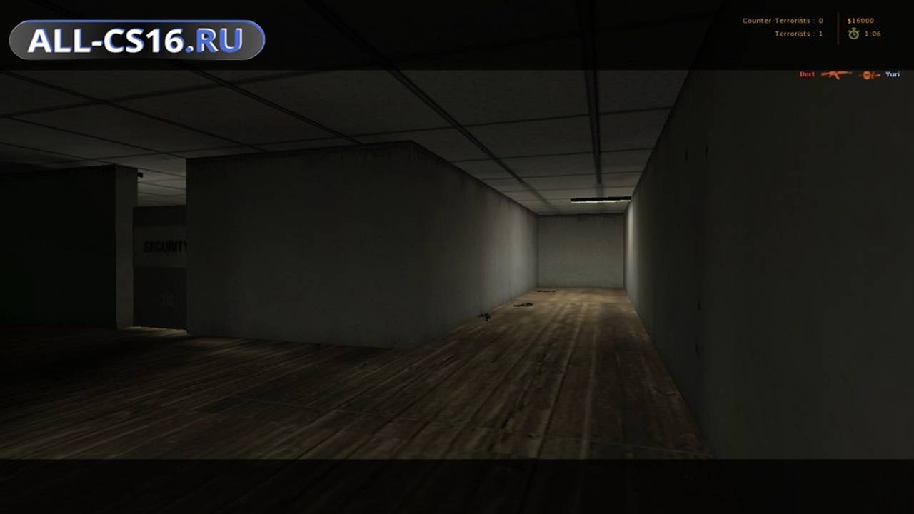 Карта «dark_assault» для CS 1.6 для CS 1.6