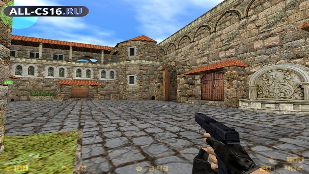 Карта «de_abbaye_fcs» для CS 1.6 для CS 1.6