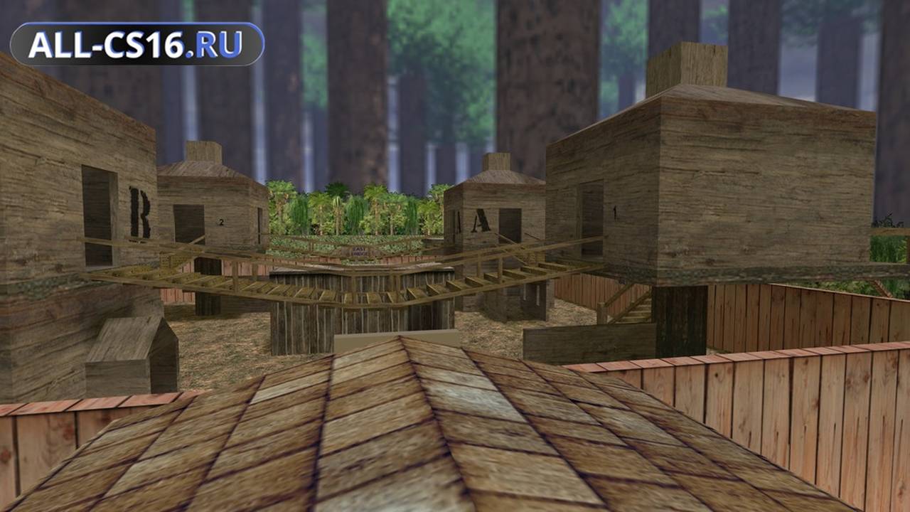 Карта «de_airsoftfort» для CS 1.6 для CS 1.6