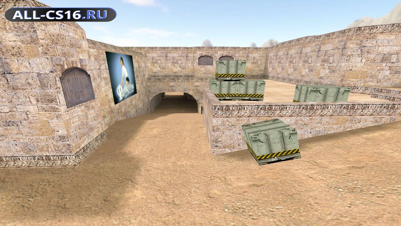 Карта «de_alena_dust2» для CS 1.6 для CS 1.6