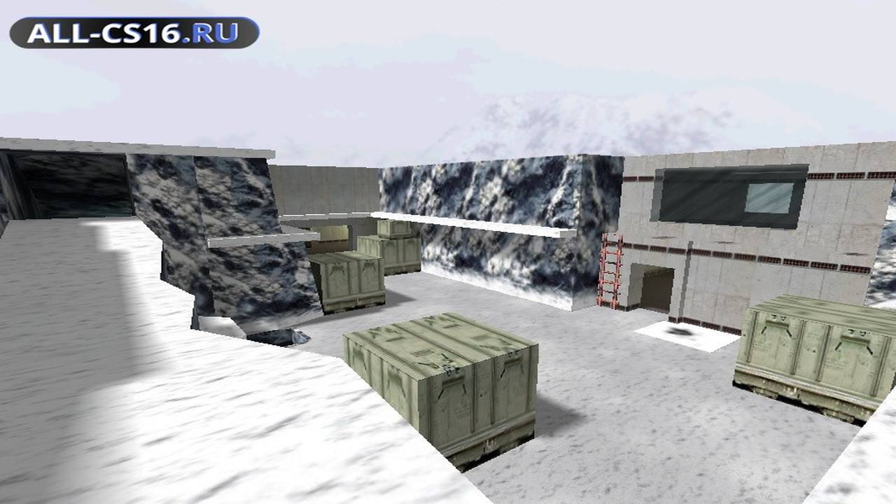 Карта «de_antartica» для CS 1.6 для CS 1.6