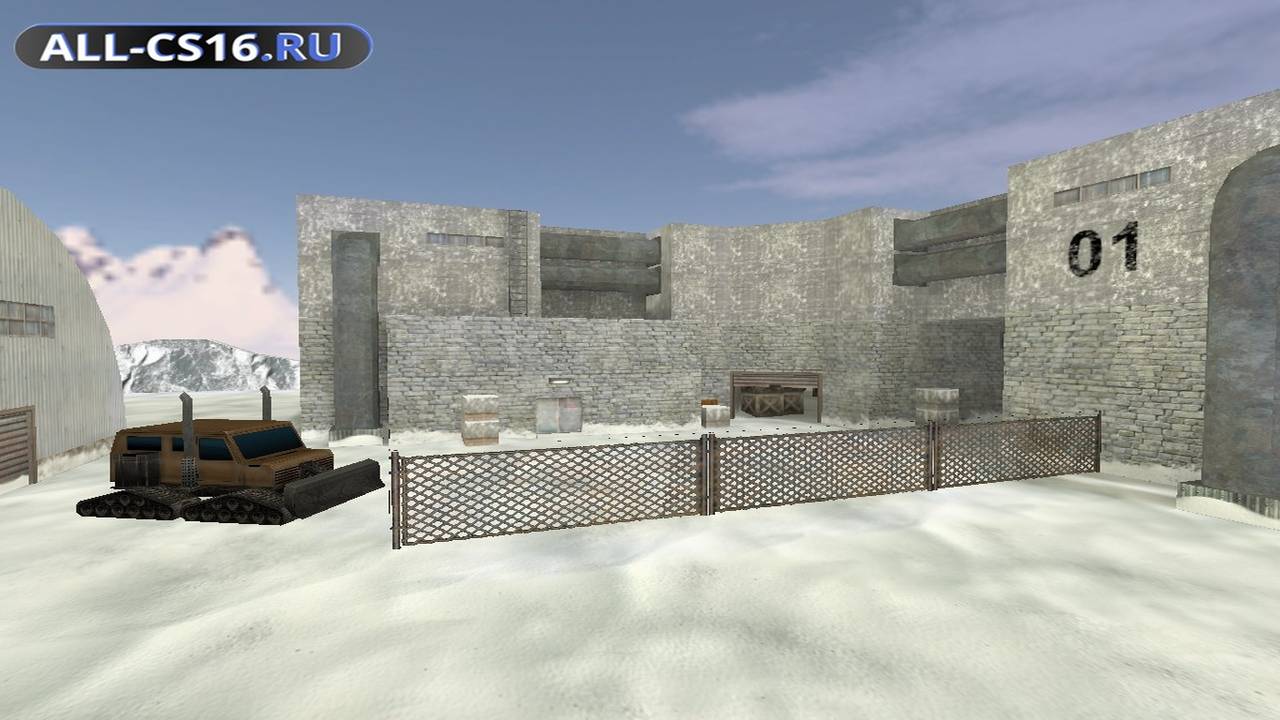 Карта «de_arcticzone» для CS 1.6 для CS 1.6