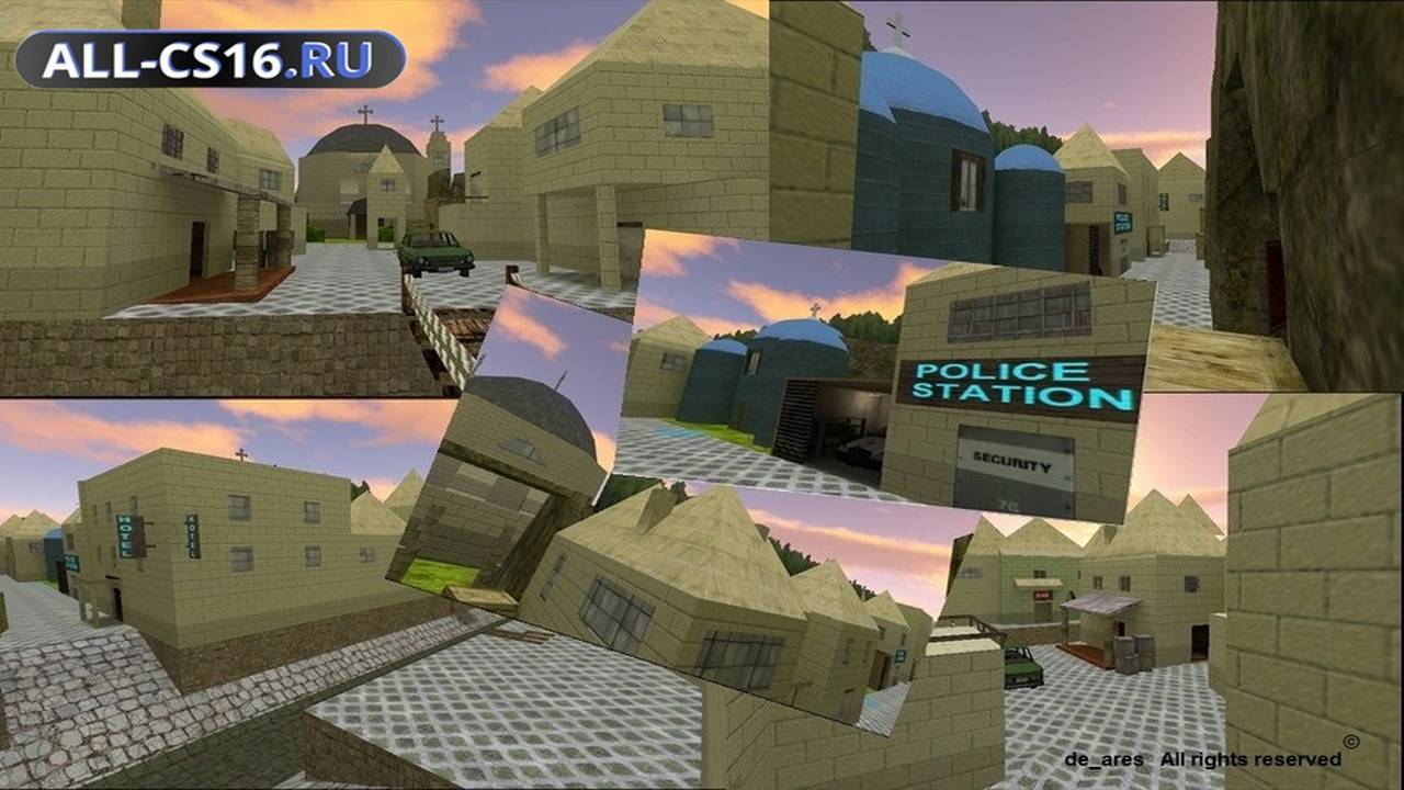 Карта «de_ares» для CS 1.6 для CS 1.6