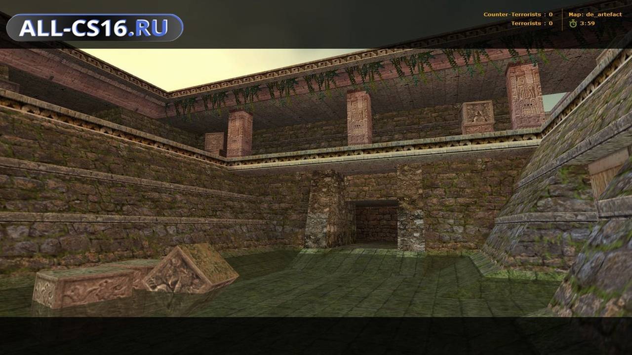 Карта «de_artefact» для CS 1.6 для CS 1.6