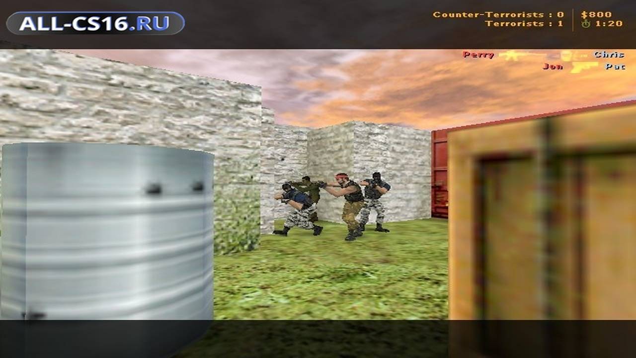 Карта «de_astecwarfare_v2» для CS 1.6 для CS 1.6