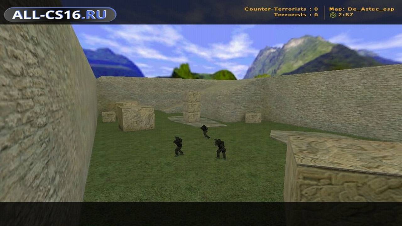 Карта «de_aztec_esp» для CS 1.6 для CS 1.6
