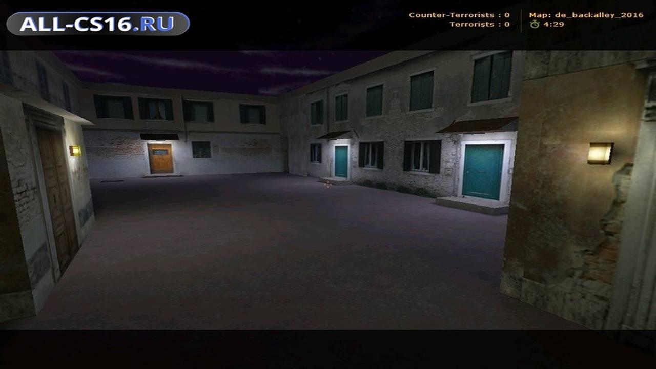 Карта «de_backalley_2016» для CS 1.6 для CS 1.6