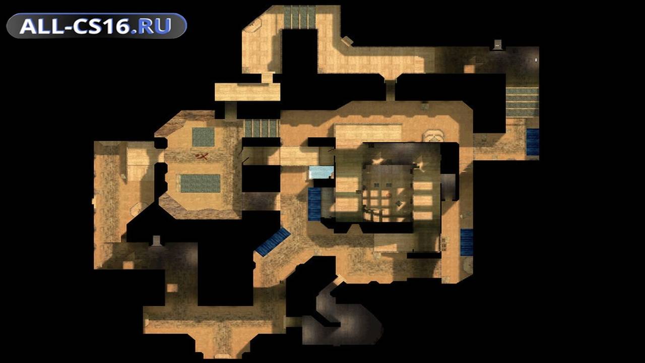 Карта «de_baxdust» для CS 1.6 для CS 1.6