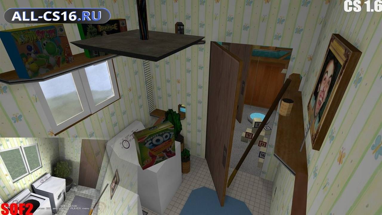 Карта «de_bigfreakinhouse_beta2» для CS 1.6 для CS 1.6