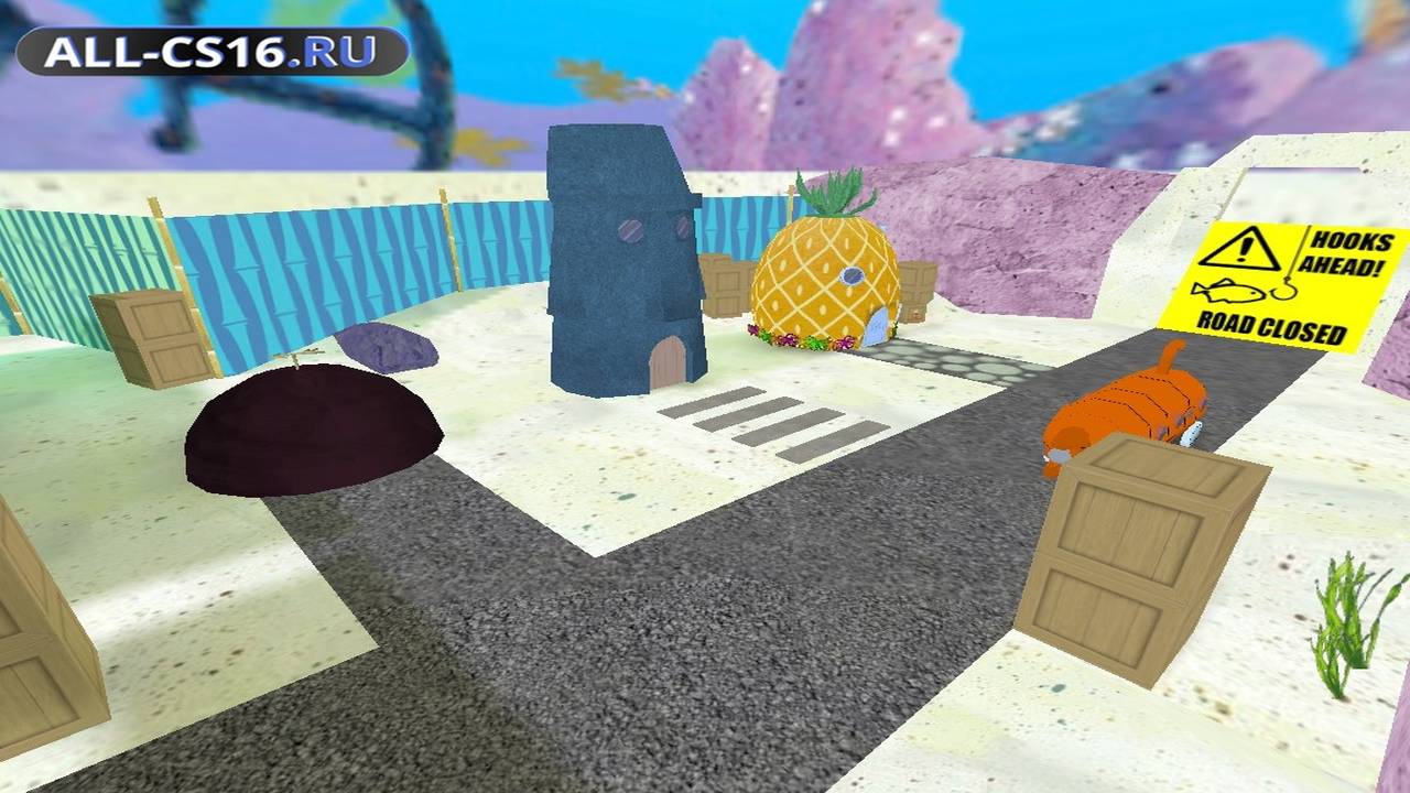 Карта «de_bikinibottom» для CS 1.6 для CS 1.6