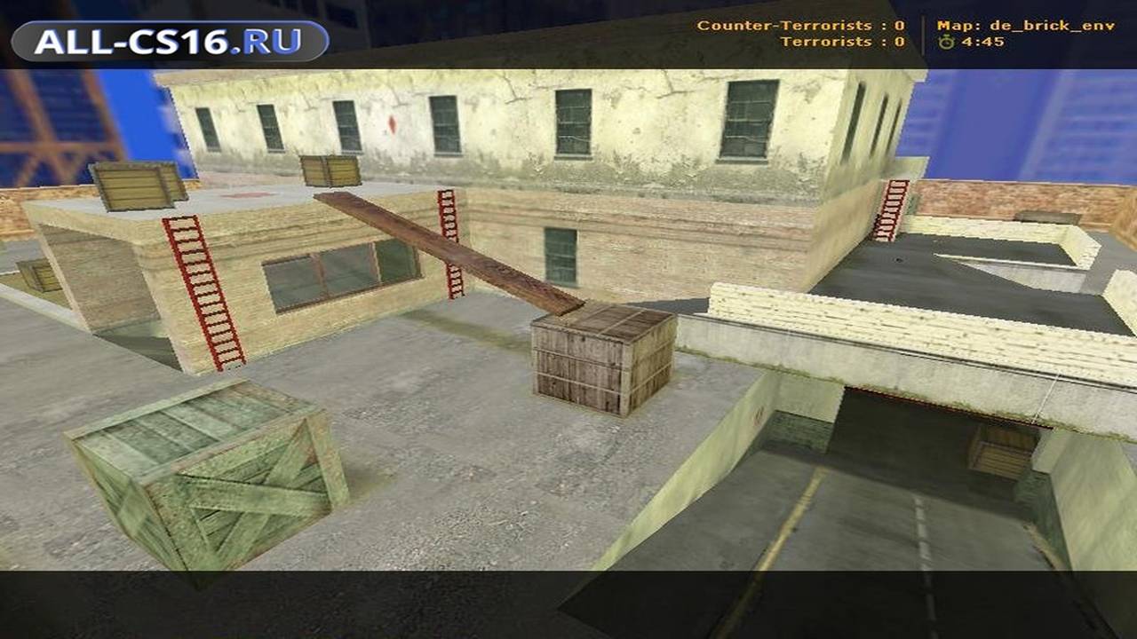 Карта «de_brick_env» для CS 1.6 для CS 1.6