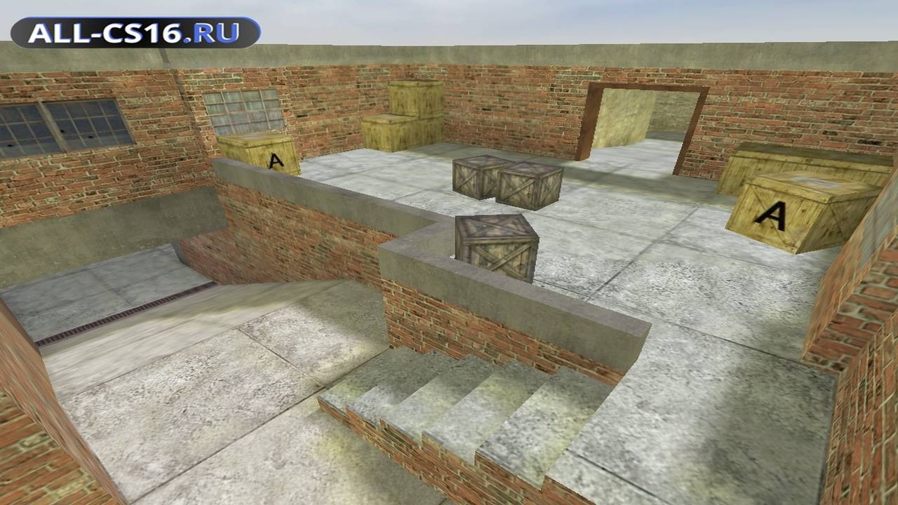 Карта «de_brick_zone» для CS 1.6 для CS 1.6