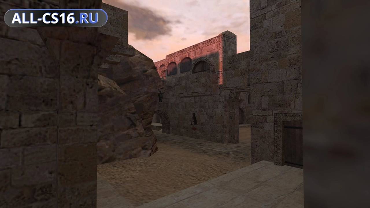 Карта «de_buried» для CS 1.6 для CS 1.6