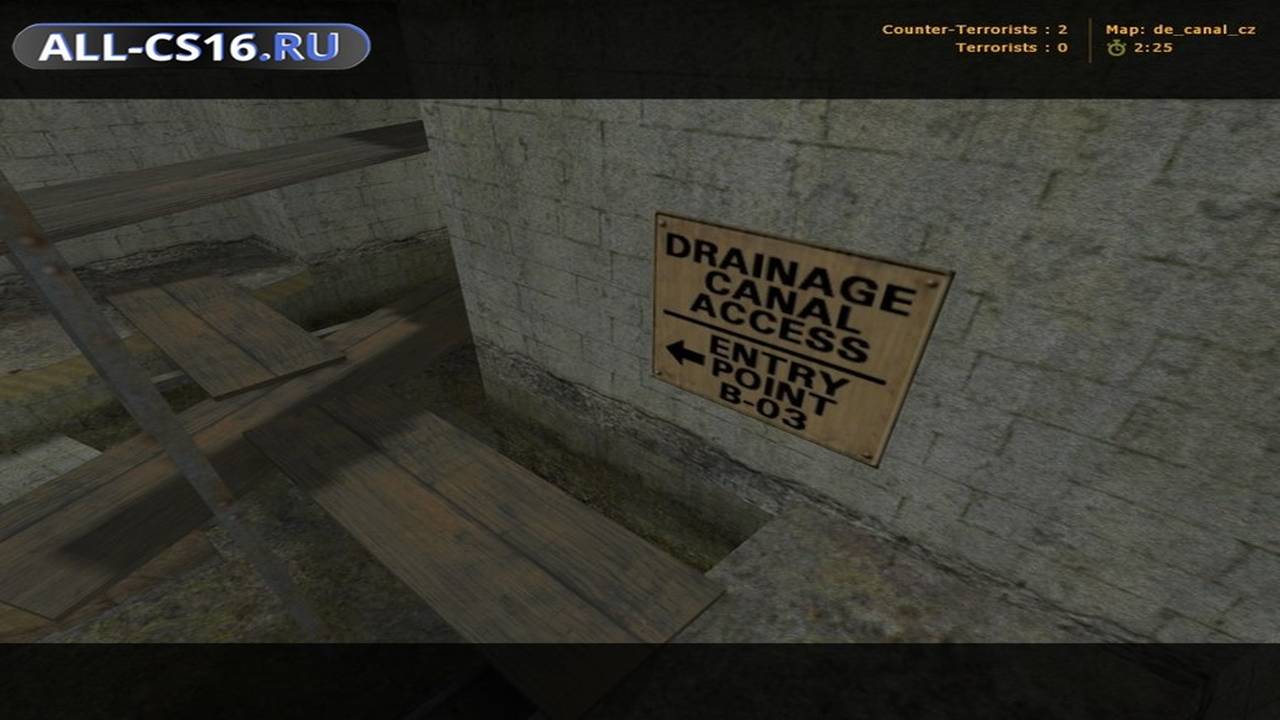 Карта «de_canal_cz» для CS 1.6 для CS 1.6