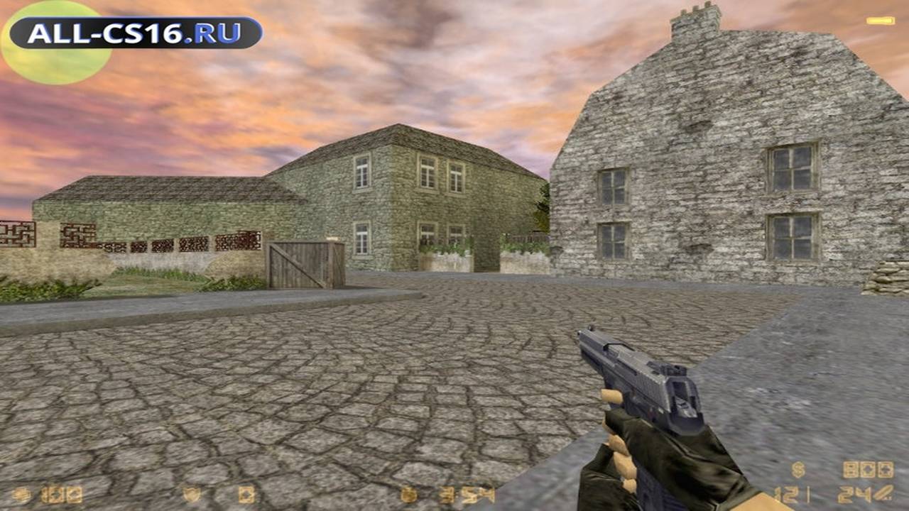 Карта «de_carentan» для CS 1.6 для CS 1.6