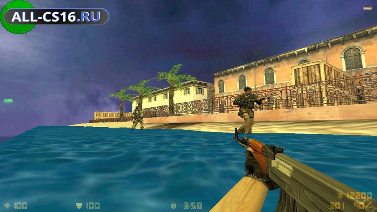 Карта «de_carribbean» для CS 1.6 для CS 1.6