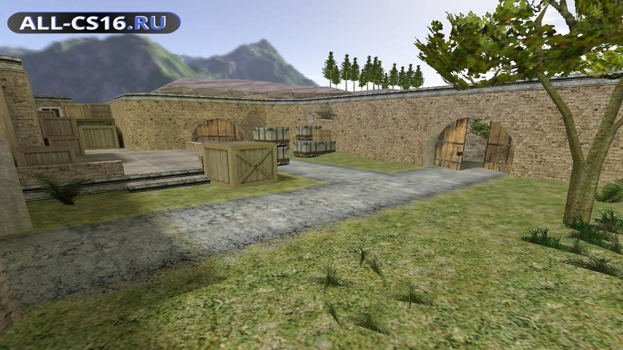Карта «de_castle_lin» для CS 1.6 для CS 1.6