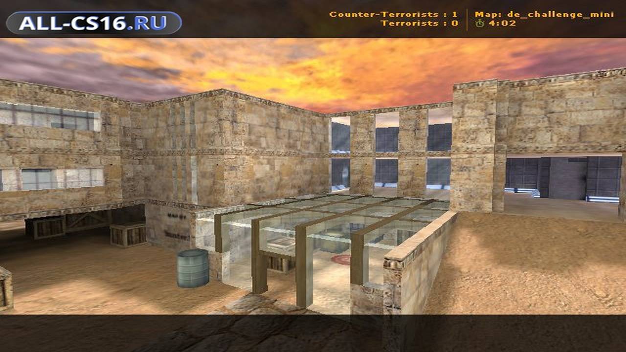 Карта «de_challenge_mini» для CS 1.6 для CS 1.6