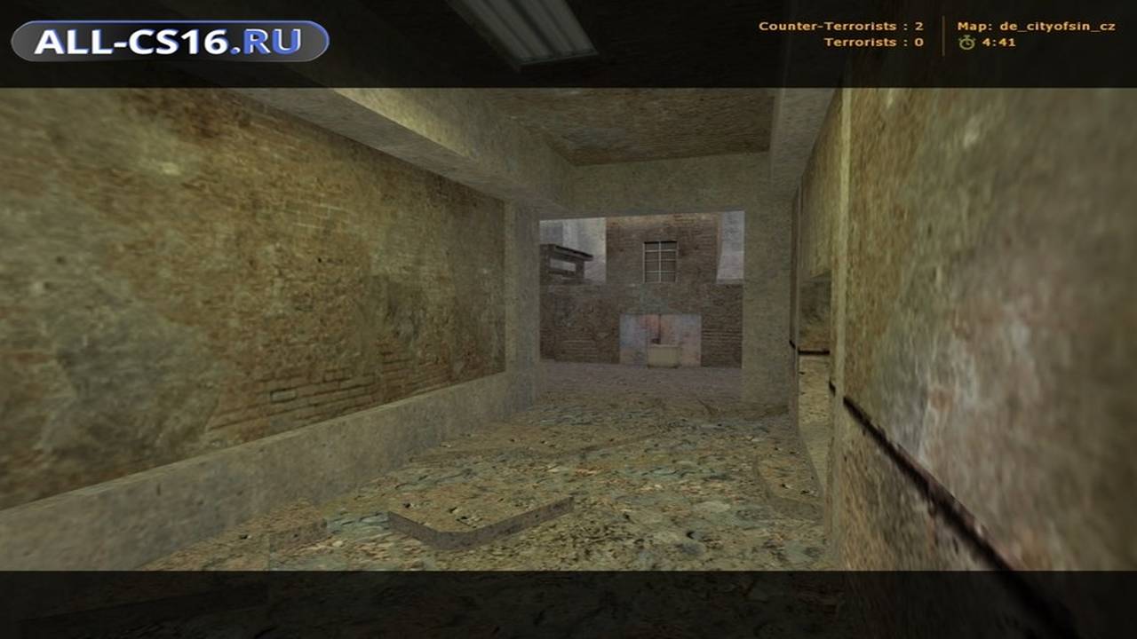 Карта «de_cityofsin_cz» для CS 1.6 для CS 1.6
