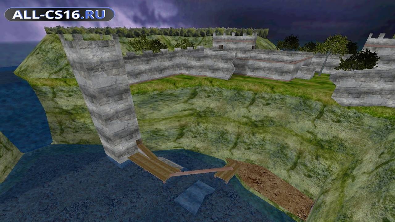 Карта «de_cliffcastle» для CS 1.6 для CS 1.6