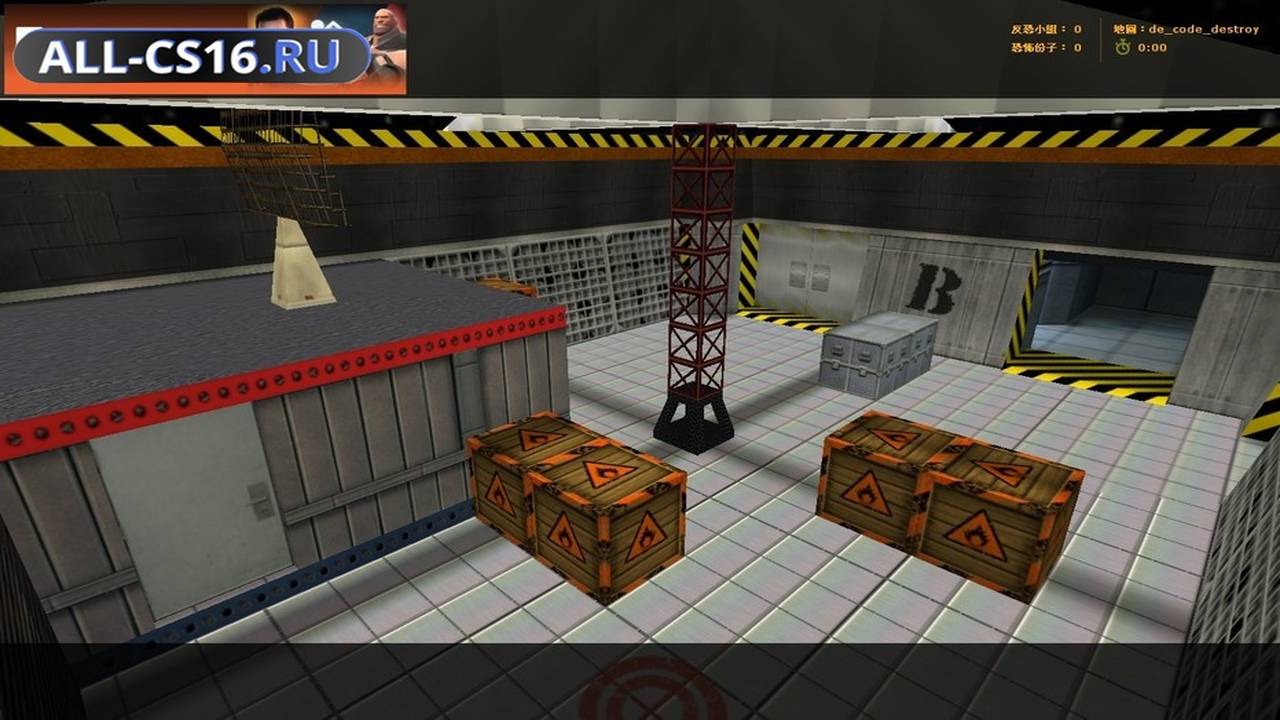Карта «de_code_destroy» для CS 1.6 для CS 1.6