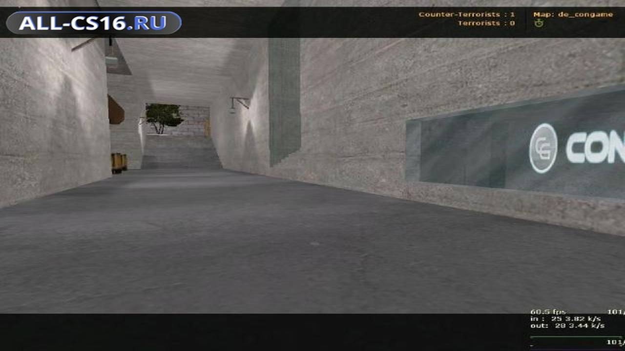 Карта «de_congame» для CS 1.6 для CS 1.6