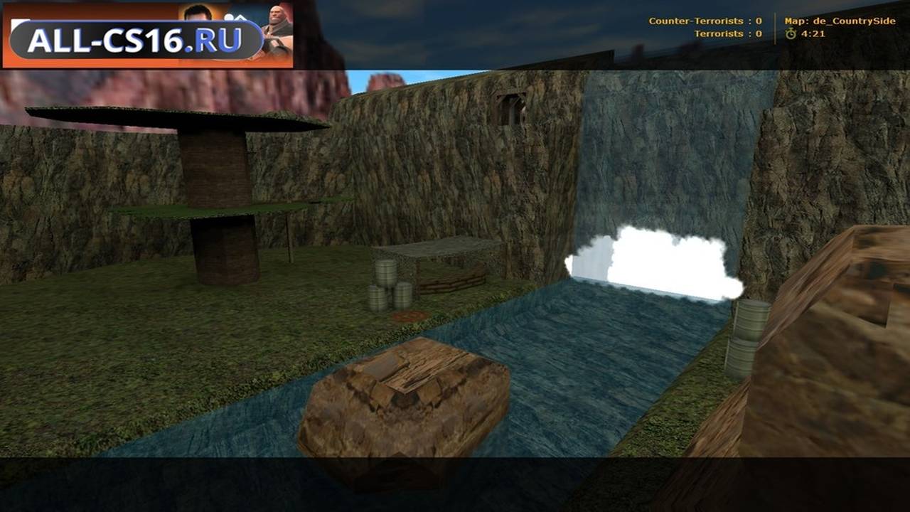 Карта «de_countryside» для CS 1.6 для CS 1.6