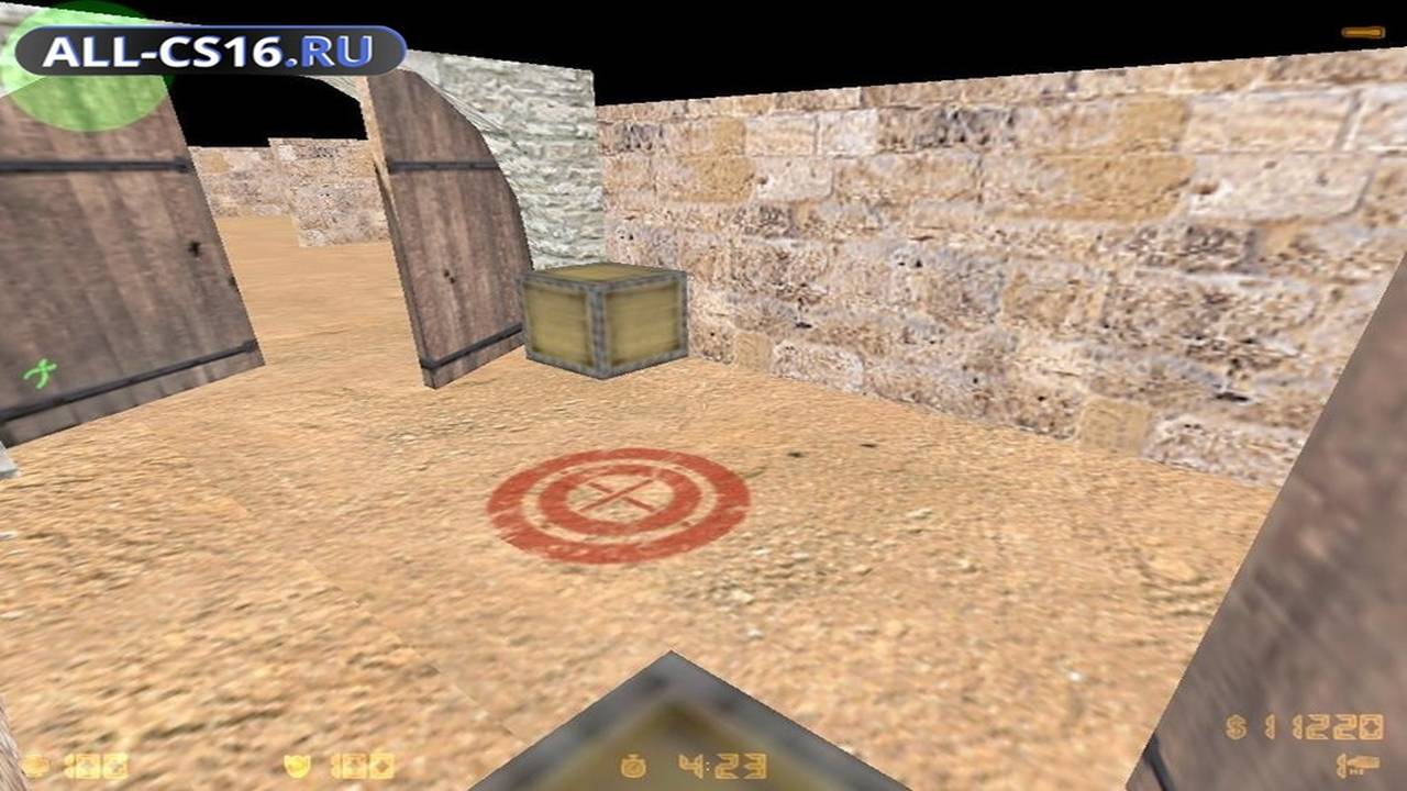 Карта «de_crate» для CS 1.6 для CS 1.6