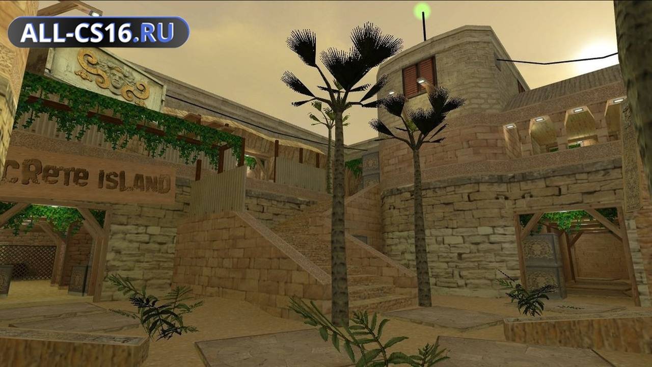 Карта «de_crete_island» для CS 1.6 для CS 1.6