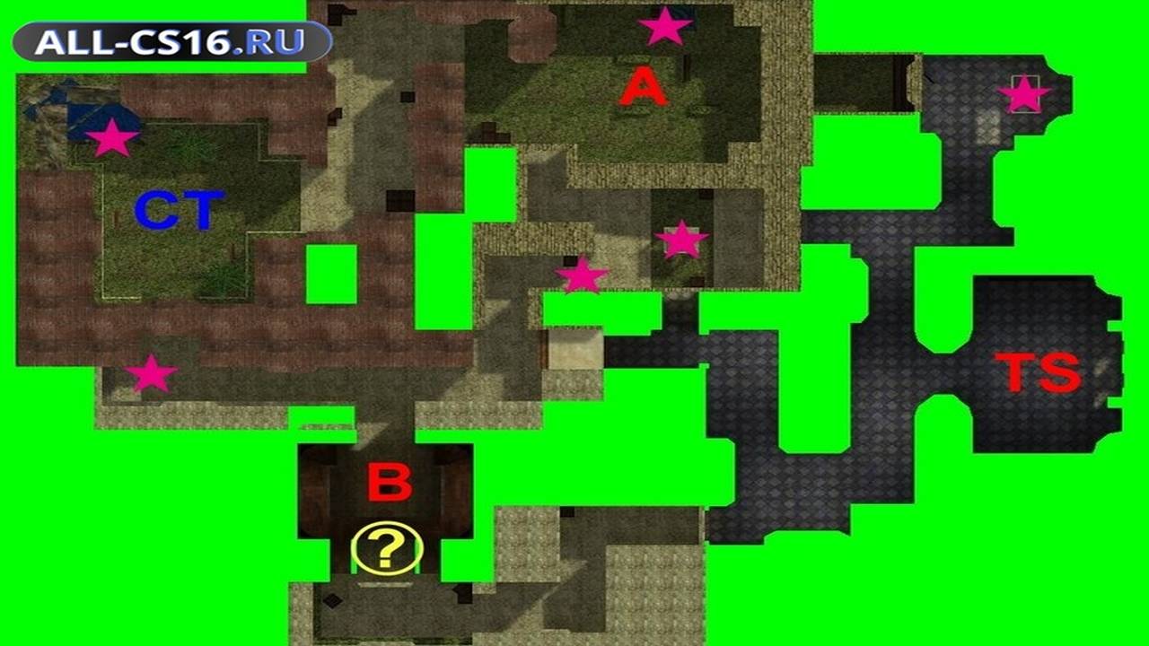 Карта «de_crime» для CS 1.6 для CS 1.6