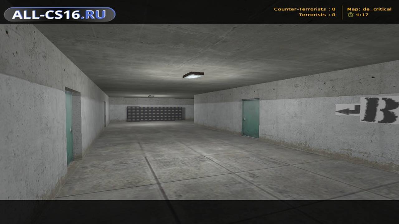 Карта «de_critical» для CS 1.6 для CS 1.6