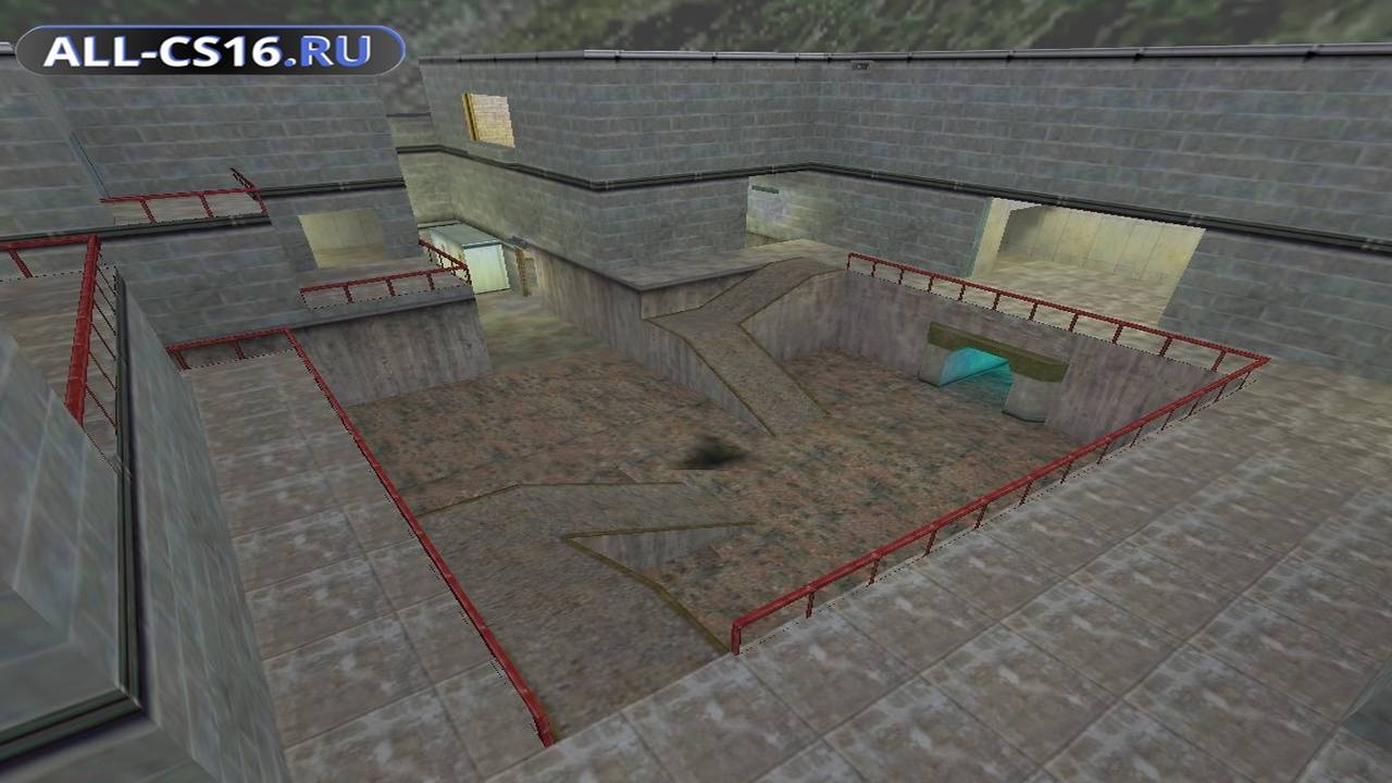 Карта «de_crossfire» для CS 1.6 для CS 1.6