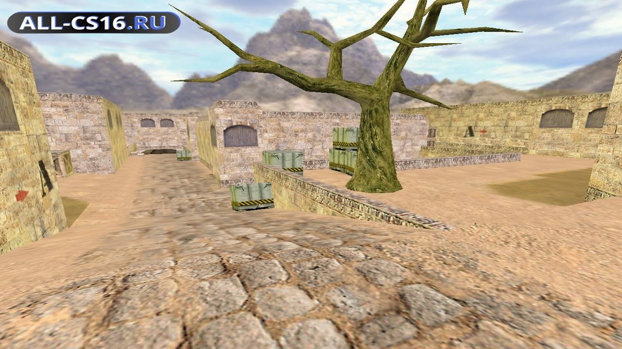 Карта «de_cs_dust2» для CS 1.6 для CS 1.6