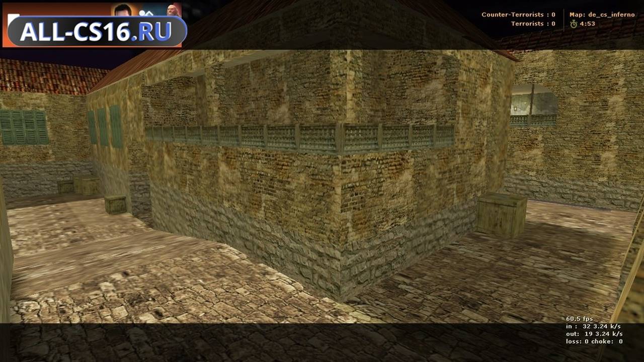 Карта «de_cs_inferno» для CS 1.6 для CS 1.6