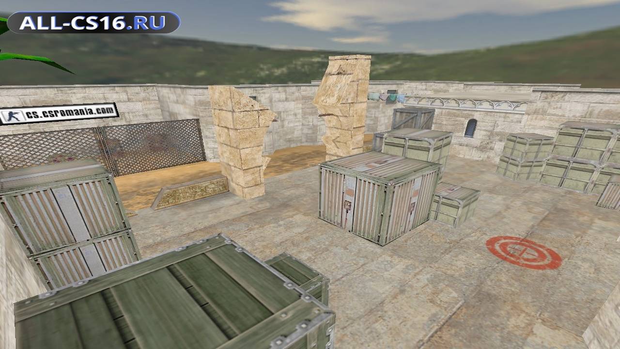 Карта «de_csr_2x2» для CS 1.6 для CS 1.6