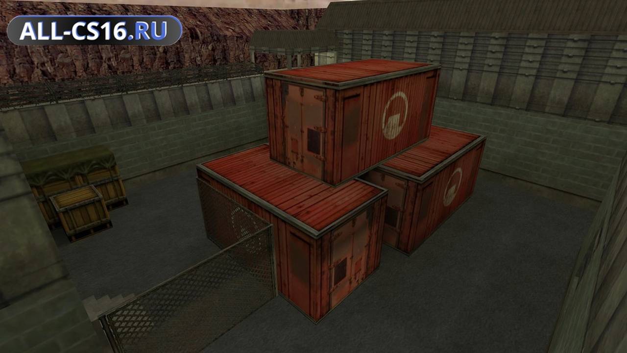 Карта «de_ctfotress2» для CS 1.6 для CS 1.6