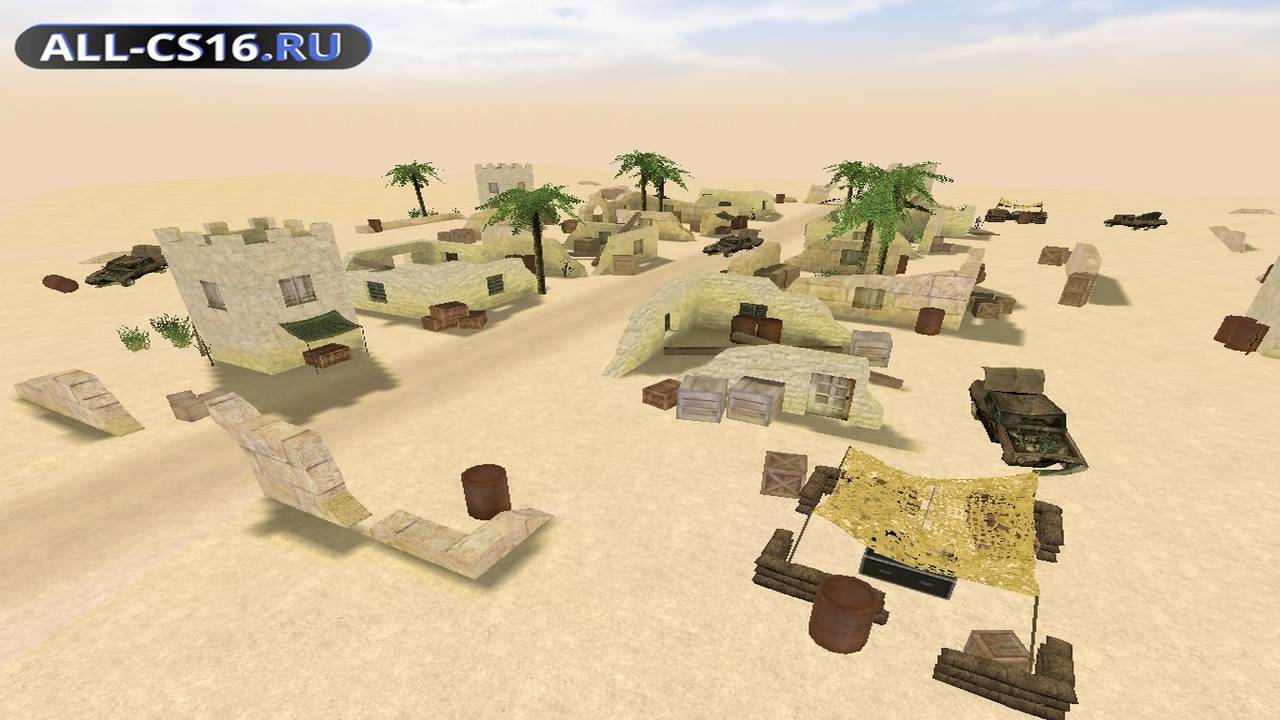 Карта «de_desert» для CS 1.6 для CS 1.6