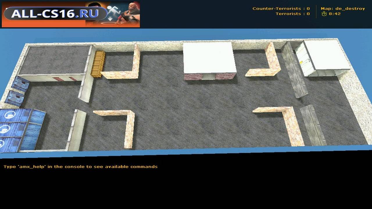 Карта «de_destroy» для CS 1.6 для CS 1.6